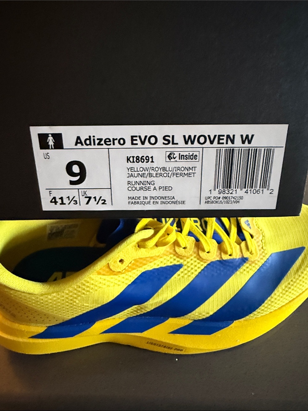 NWT Adidas AdiZero EVO SL Woven - Picture 6 of 6